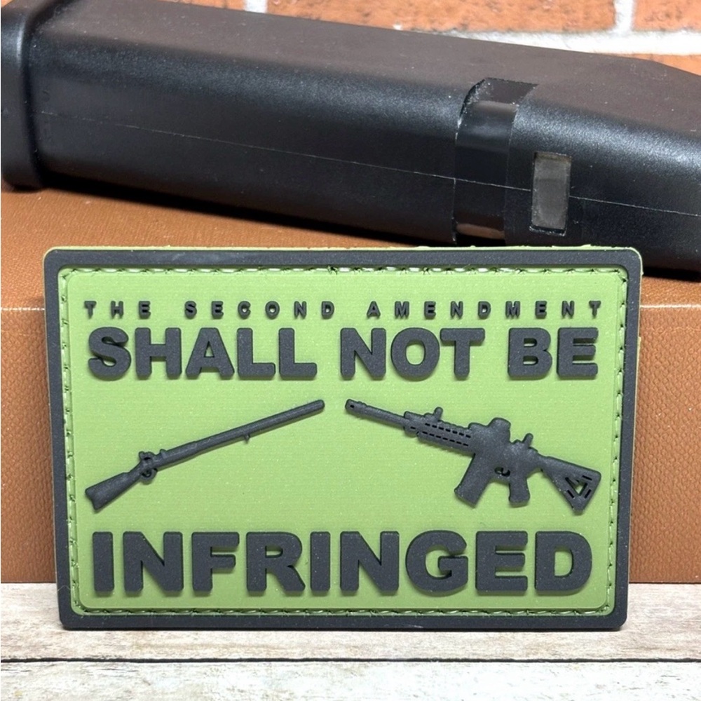 PVC Tactical Patch - Second Amendment Gun Patch - Assault Rifle Morale Patch